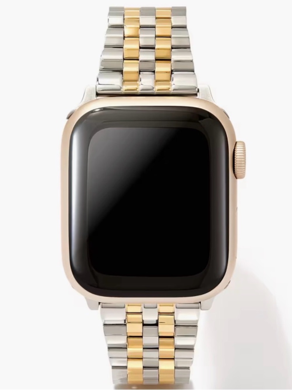 NEW Kendra Scott Alex 5 Link Apple Watch Band in Two Tone Stainless Steel